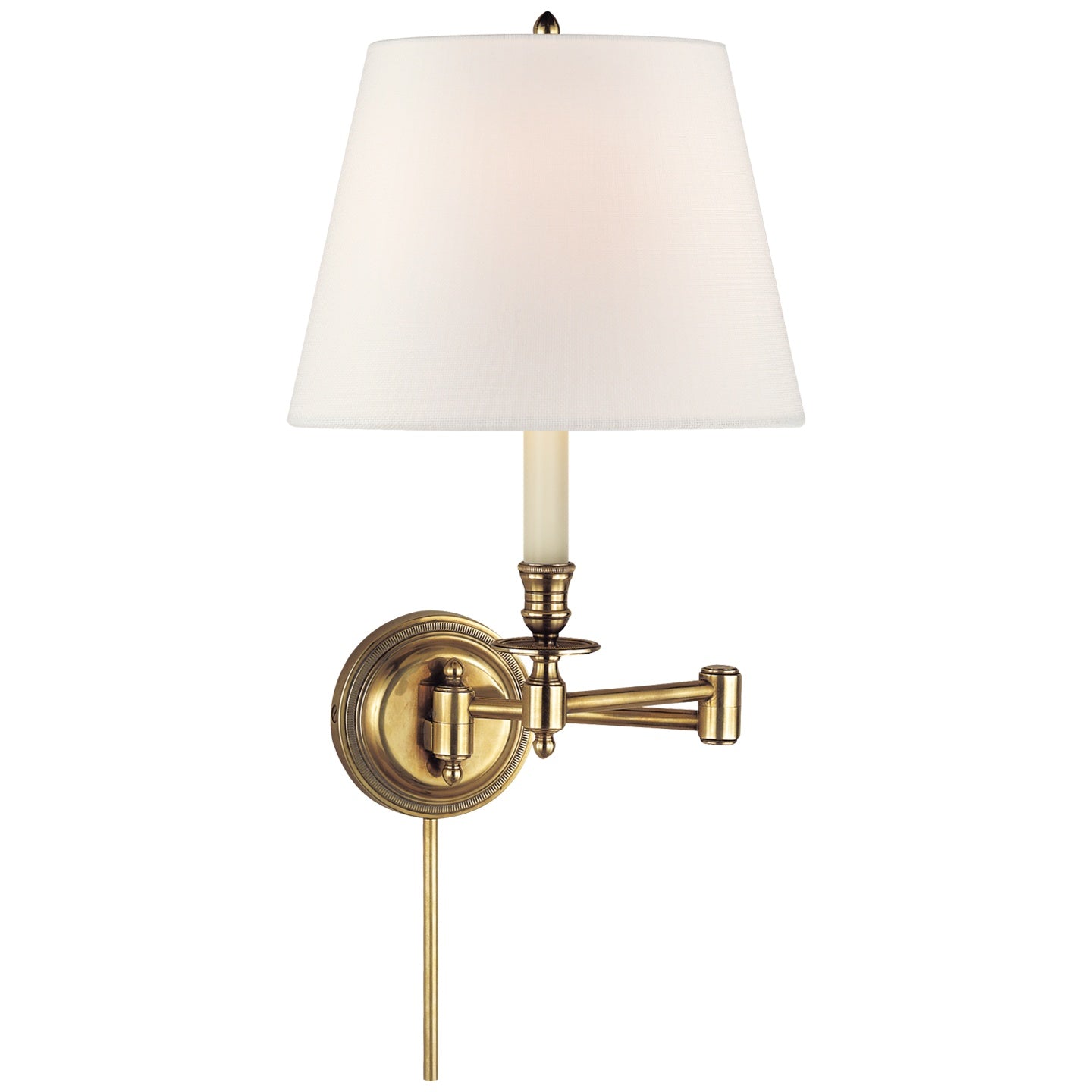 VISUAL COMFORT SIGNATURE, CANDLESTICK SWING ARM, WALL SCONCES