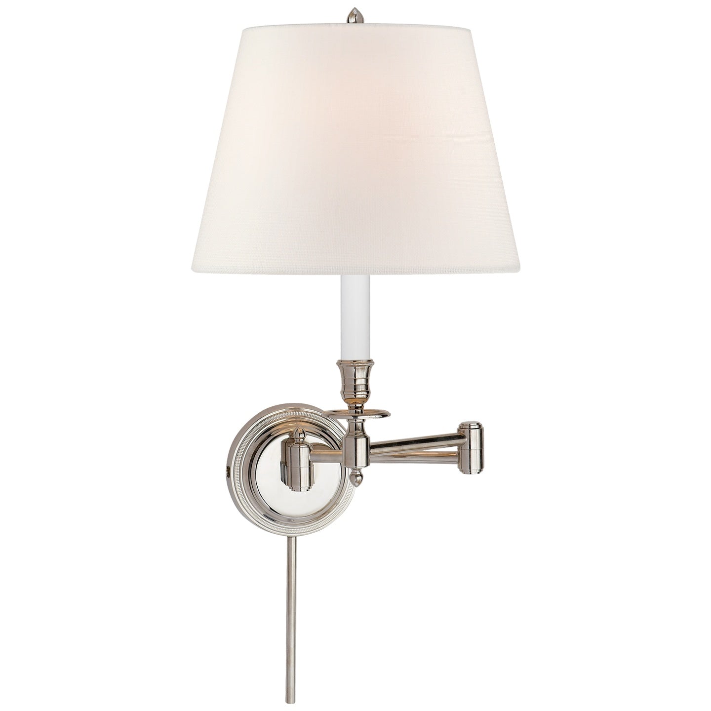 VISUAL COMFORT SIGNATURE, CANDLESTICK SWING ARM, WALL SCONCES