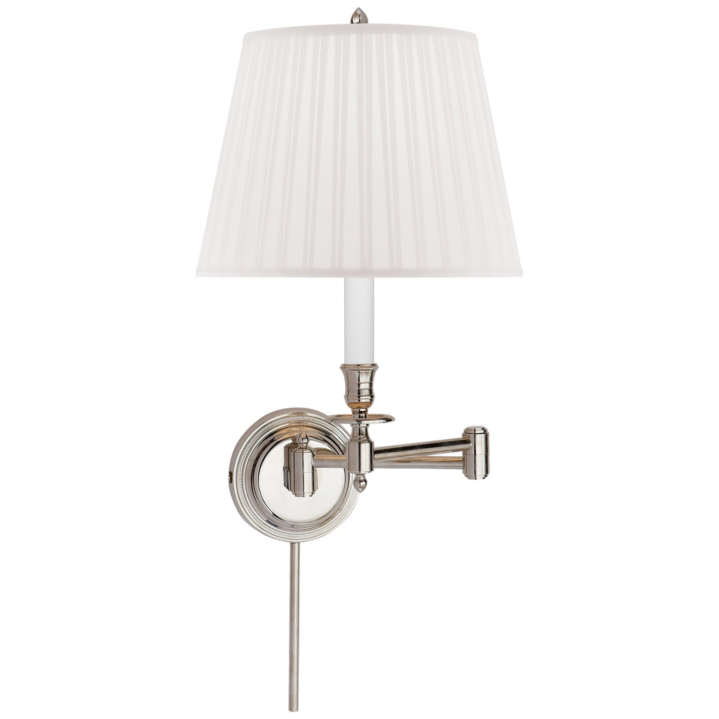 VISUAL COMFORT SIGNATURE, CANDLESTICK SWING ARM, WALL SCONCES
