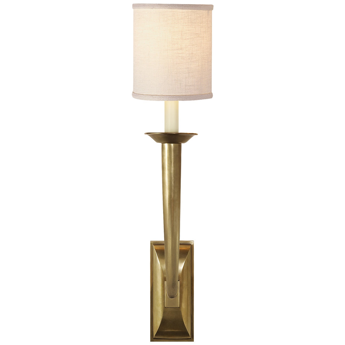 VISUAL COMFORT SIGNATURE, FRENCH DECO HORN SCONCE, WALL SCONCES