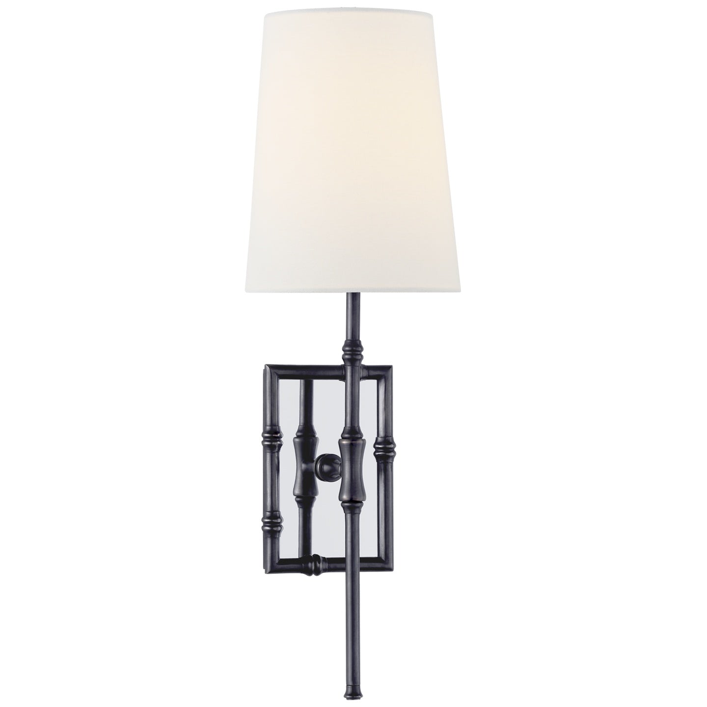 VISUAL COMFORT SIGNATURE, GRENOL SINGLE MODERN BAMBOO SCONCE, WALL SCONCES