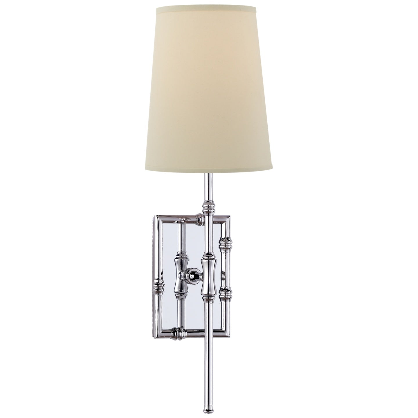 VISUAL COMFORT SIGNATURE, GRENOL SINGLE MODERN BAMBOO SCONCE, WALL SCONCES