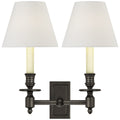 VISUAL COMFORT SIGNATURE, FRENCH DOUBLE LIBRARY SCONCE, WALL SCONCES