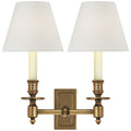 VISUAL COMFORT SIGNATURE, FRENCH DOUBLE LIBRARY SCONCE, WALL SCONCES