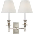 VISUAL COMFORT SIGNATURE, FRENCH DOUBLE LIBRARY SCONCE, WALL SCONCES