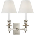 VISUAL COMFORT SIGNATURE, FRENCH DOUBLE LIBRARY SCONCE, WALL SCONCES