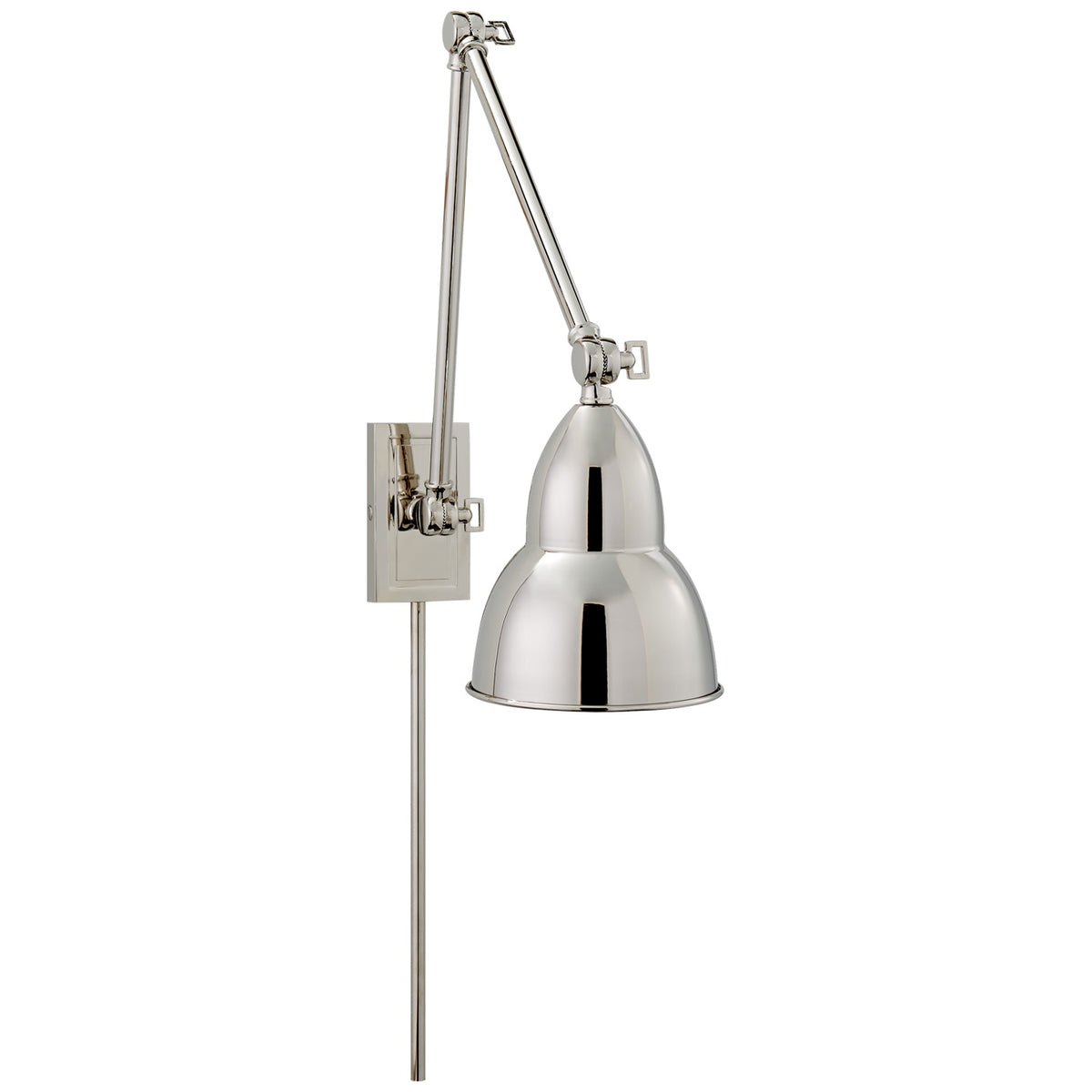 VISUAL COMFORT SIGNATURE, FRENCH LIBRARY DOUBLE ARM WALL LAMP, WALL SCONCES