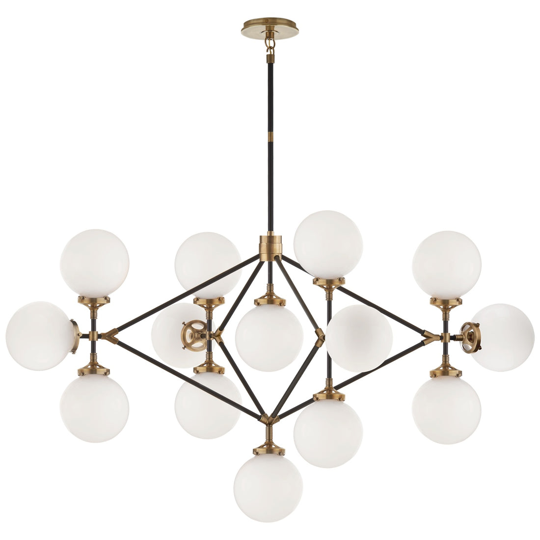 VISUAL COMFORT SIGNATURE, BISTRO FOUR ARM CHANDELIER, CHANDELIER LIGHT