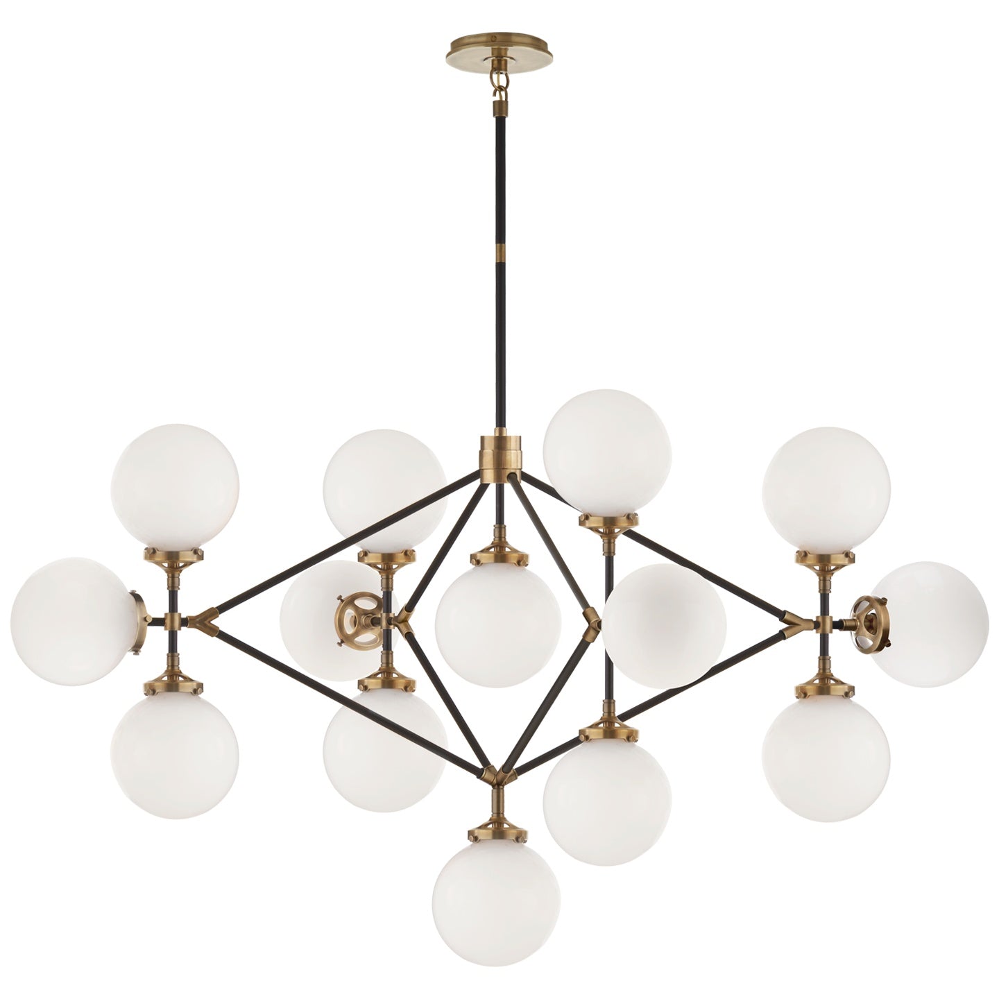 VISUAL COMFORT SIGNATURE, BISTRO FOUR ARM CHANDELIER, CHANDELIER LIGHT