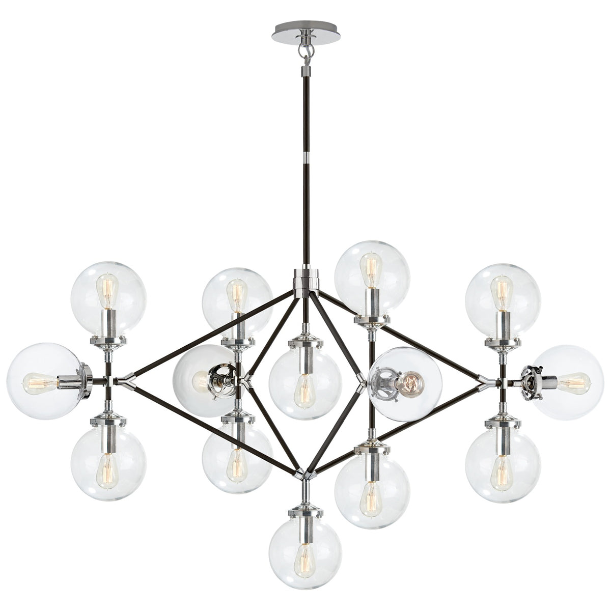 VISUAL COMFORT SIGNATURE, BISTRO FOUR ARM CHANDELIER, CHANDELIER LIGHT