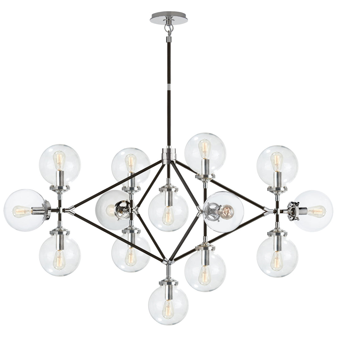 VISUAL COMFORT SIGNATURE, BISTRO FOUR ARM CHANDELIER, CHANDELIER LIGHT