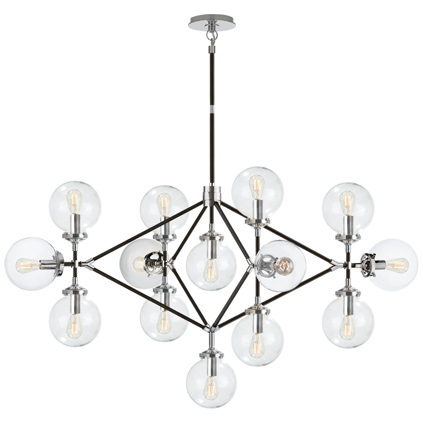 VISUAL COMFORT SIGNATURE, BISTRO FOUR ARM CHANDELIER, CHANDELIER LIGHT