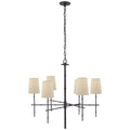 VISUAL COMFORT SIGNATURE, GRENOL MODERN BAMBOO CHANDELIER, CHANDELIER LIGHT