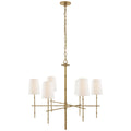 VISUAL COMFORT SIGNATURE, GRENOL MODERN BAMBOO CHANDELIER, CHANDELIER LIGHT