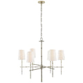 VISUAL COMFORT SIGNATURE, GRENOL MODERN BAMBOO CHANDELIER, CHANDELIER LIGHT