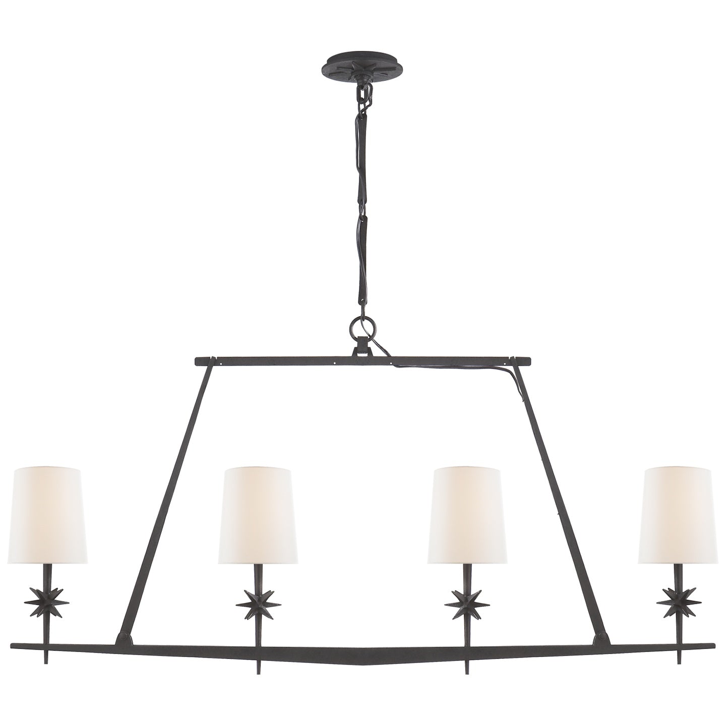 VISUAL COMFORT SIGNATURE, ETOILE LINEAR CHANDELIER, LINEAR LIGHT