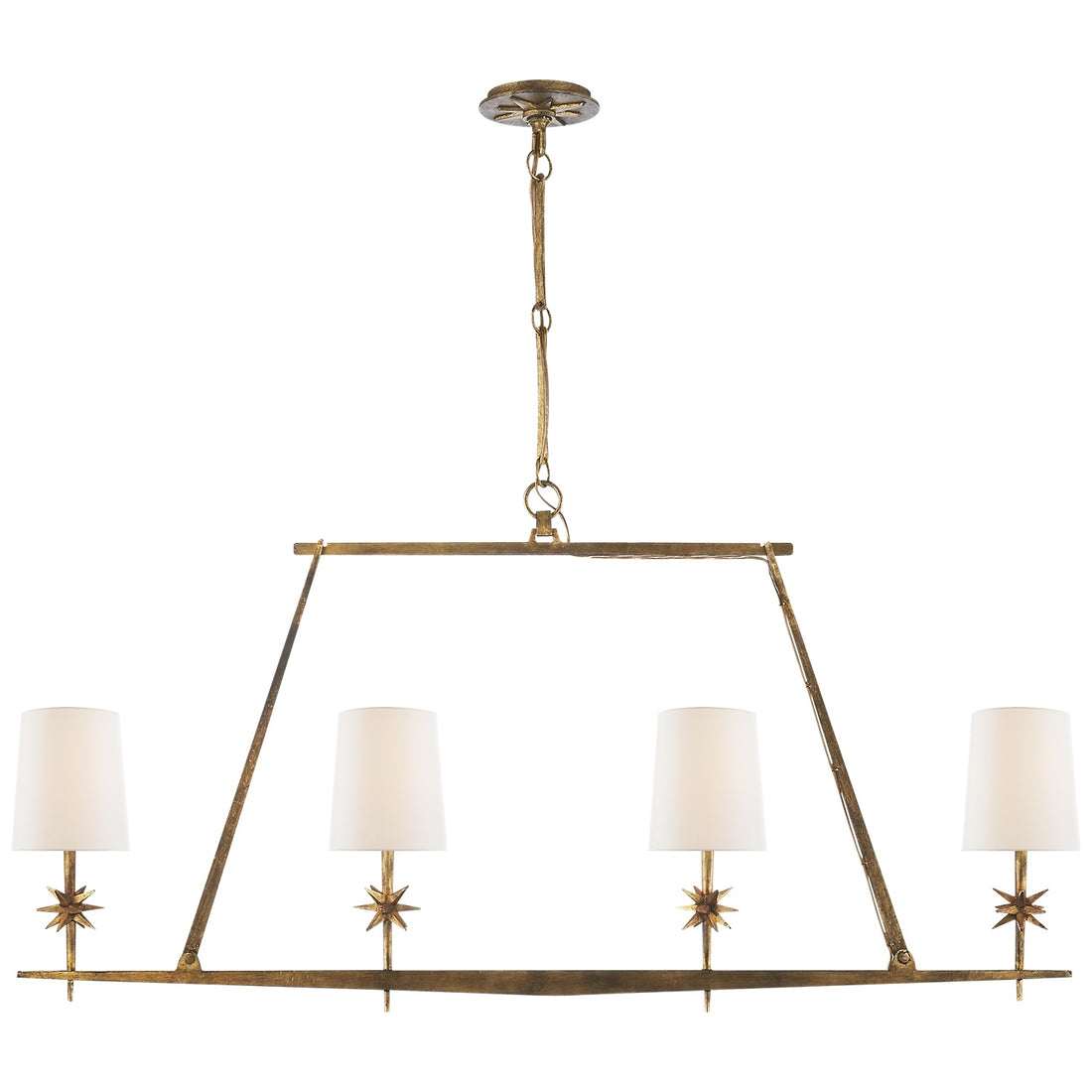 VISUAL COMFORT SIGNATURE, ETOILE LINEAR CHANDELIER, LINEAR LIGHT