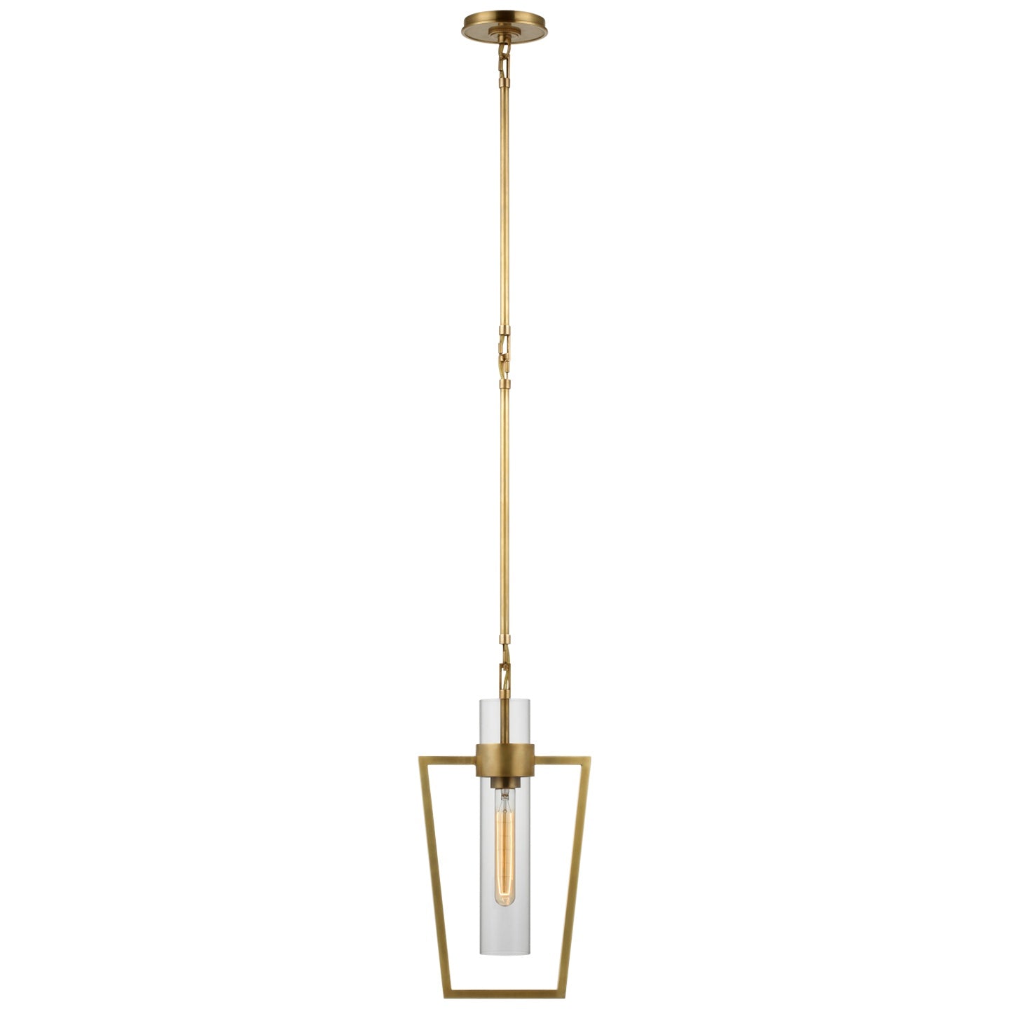 VISUAL COMFORT SIGNATURE, PRESIDIO PETITE CAGED PENDANT, PENDANT LIGHT