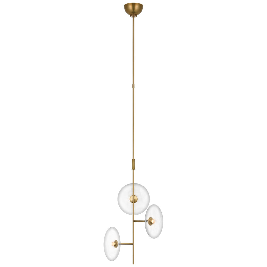 VISUAL COMFORT SIGNATURE, CALVINO MINI 3-LIGHT CHANDELIER, CHANDELIER LIGHT