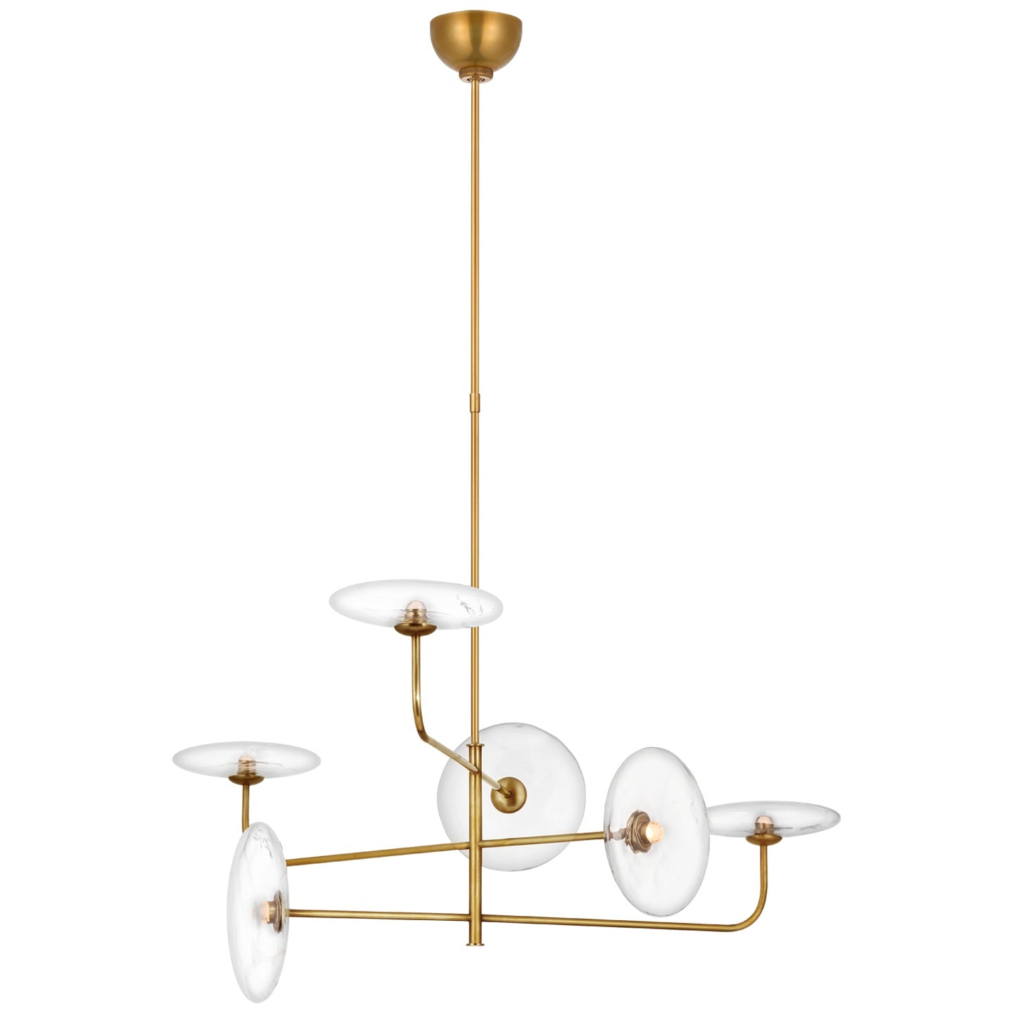 VISUAL COMFORT SIGNATURE, CALVINO ARCHED CHANDELIER, CHANDELIER LIGHT