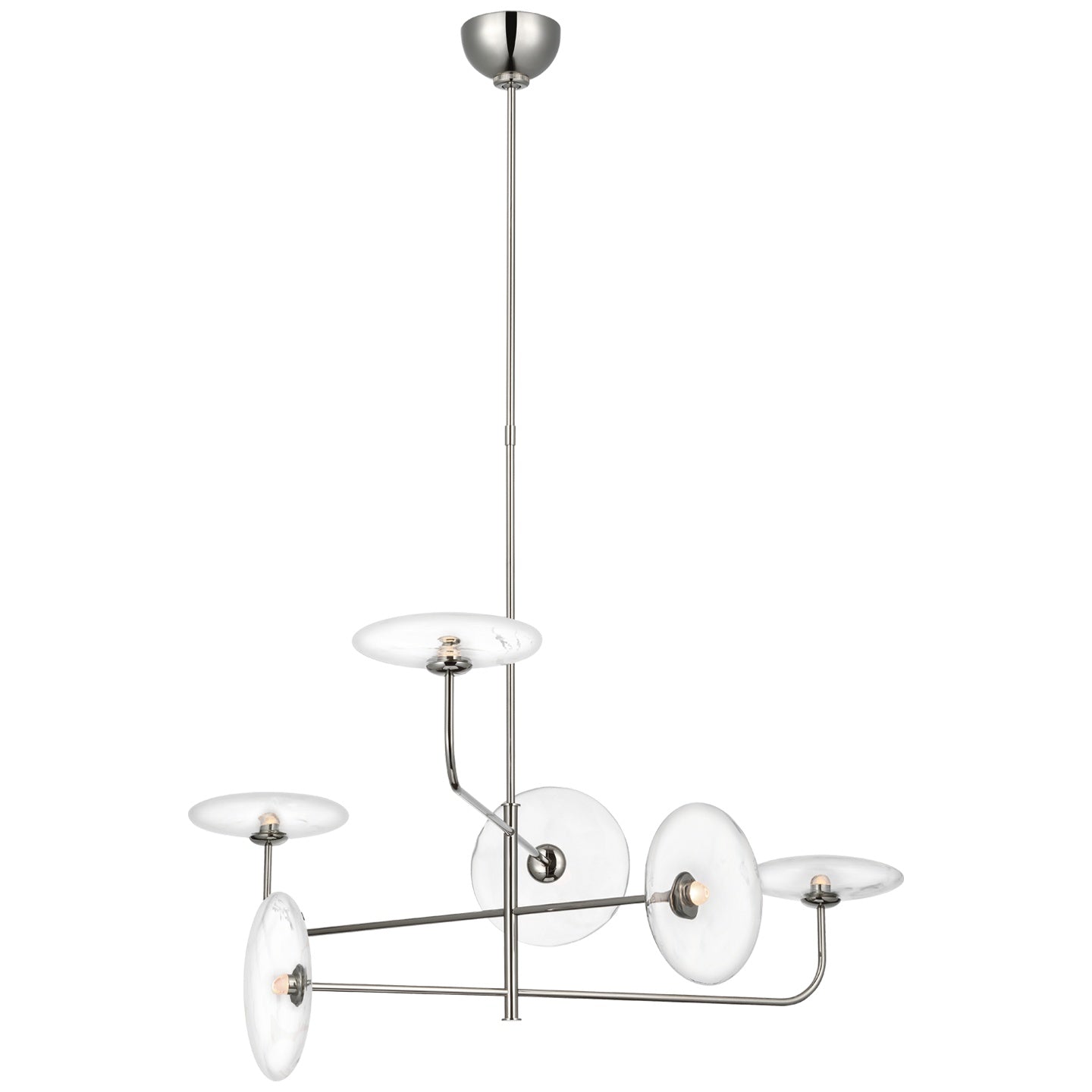 VISUAL COMFORT SIGNATURE, CALVINO ARCHED CHANDELIER, CHANDELIER LIGHT