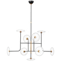 VISUAL COMFORT SIGNATURE, CALVINO ARCHED CHANDELIER, CHANDELIER LIGHT
