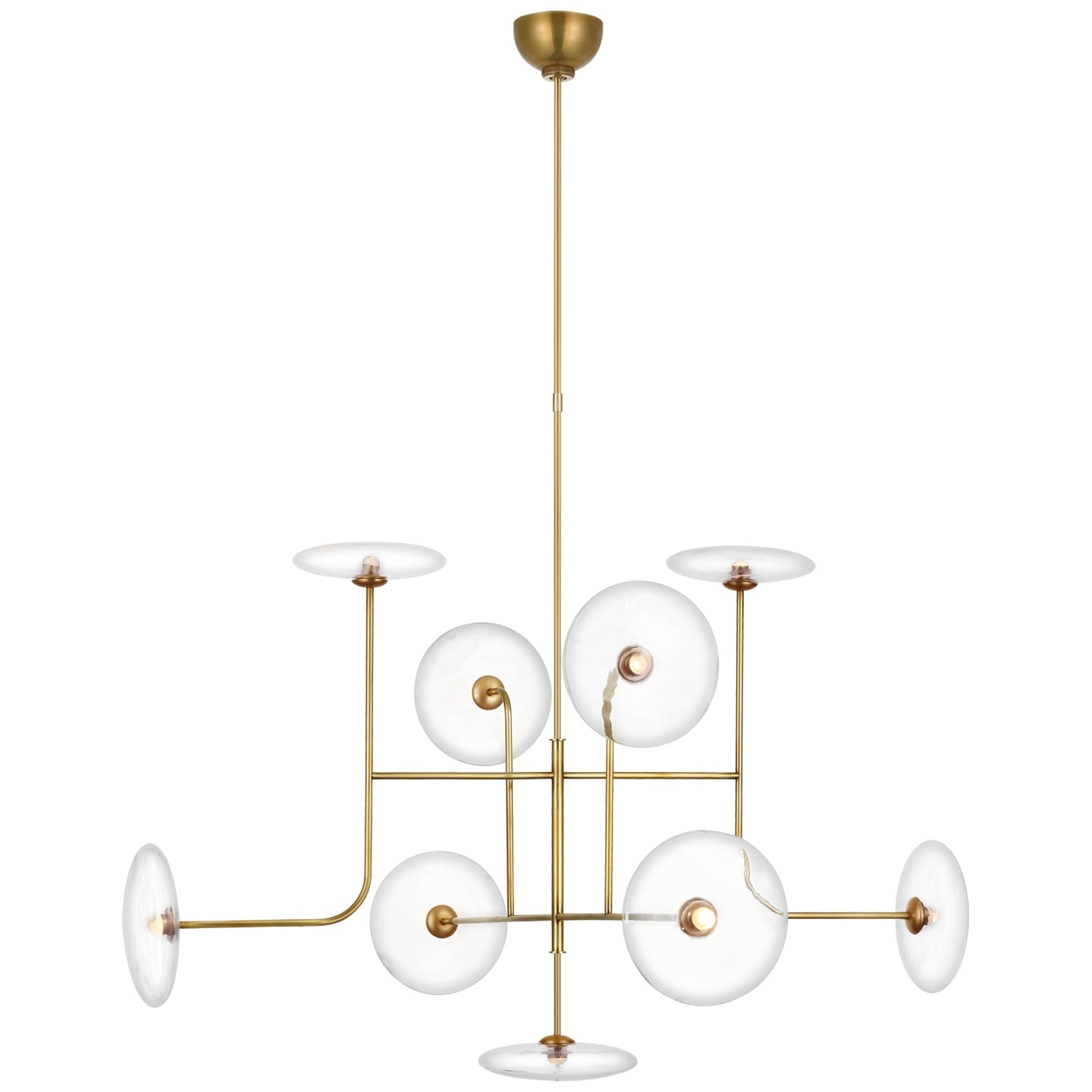 VISUAL COMFORT SIGNATURE, CALVINO ARCHED CHANDELIER, CHANDELIER LIGHT