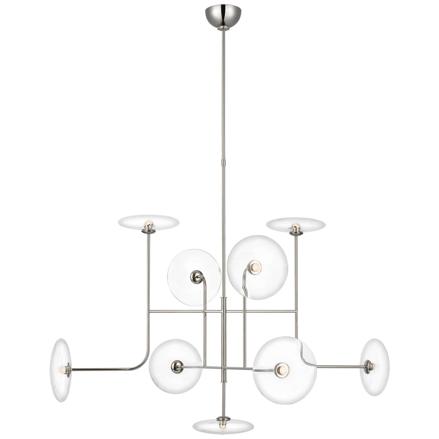 VISUAL COMFORT SIGNATURE, CALVINO ARCHED CHANDELIER, CHANDELIER LIGHT