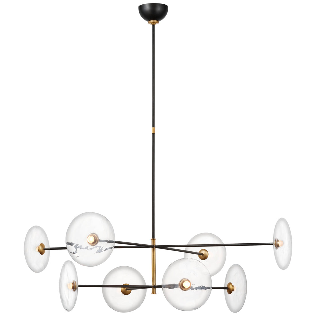 VISUAL COMFORT SIGNATURE, CALVINO RADIAL CHANDELIER, CHANDELIER LIGHT