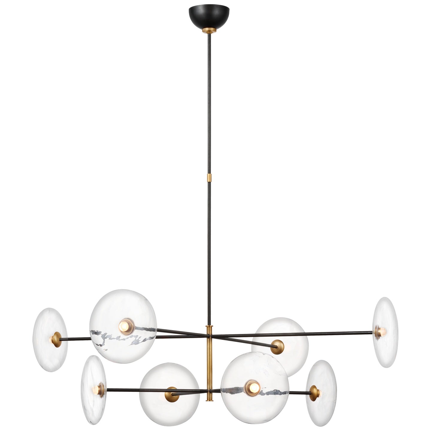 VISUAL COMFORT SIGNATURE, CALVINO RADIAL CHANDELIER, CHANDELIER LIGHT