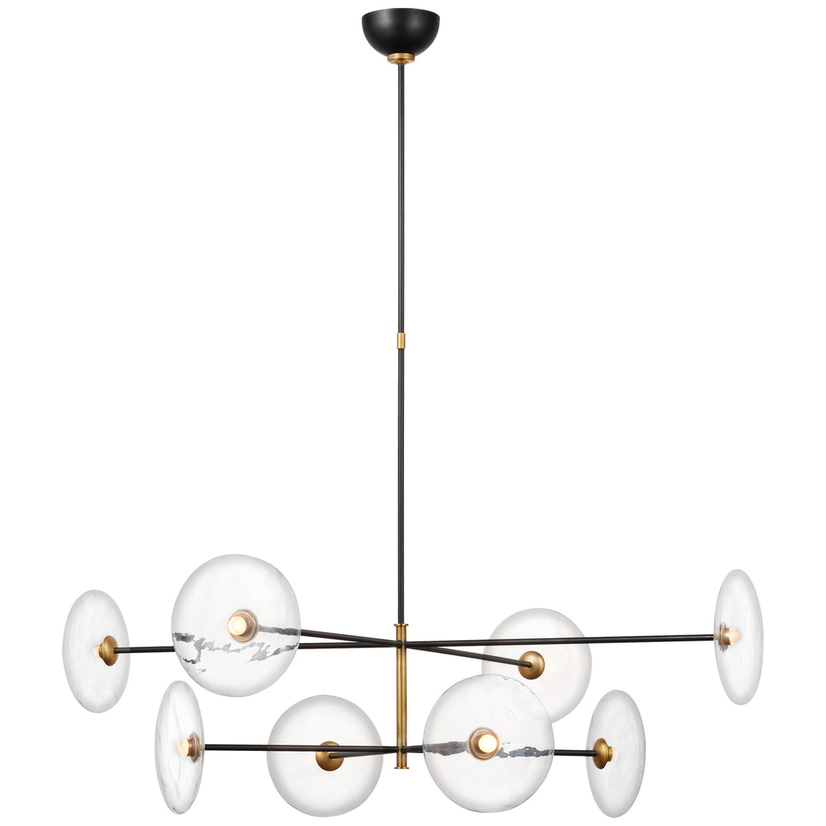 VISUAL COMFORT SIGNATURE, CALVINO RADIAL CHANDELIER, CHANDELIER LIGHT