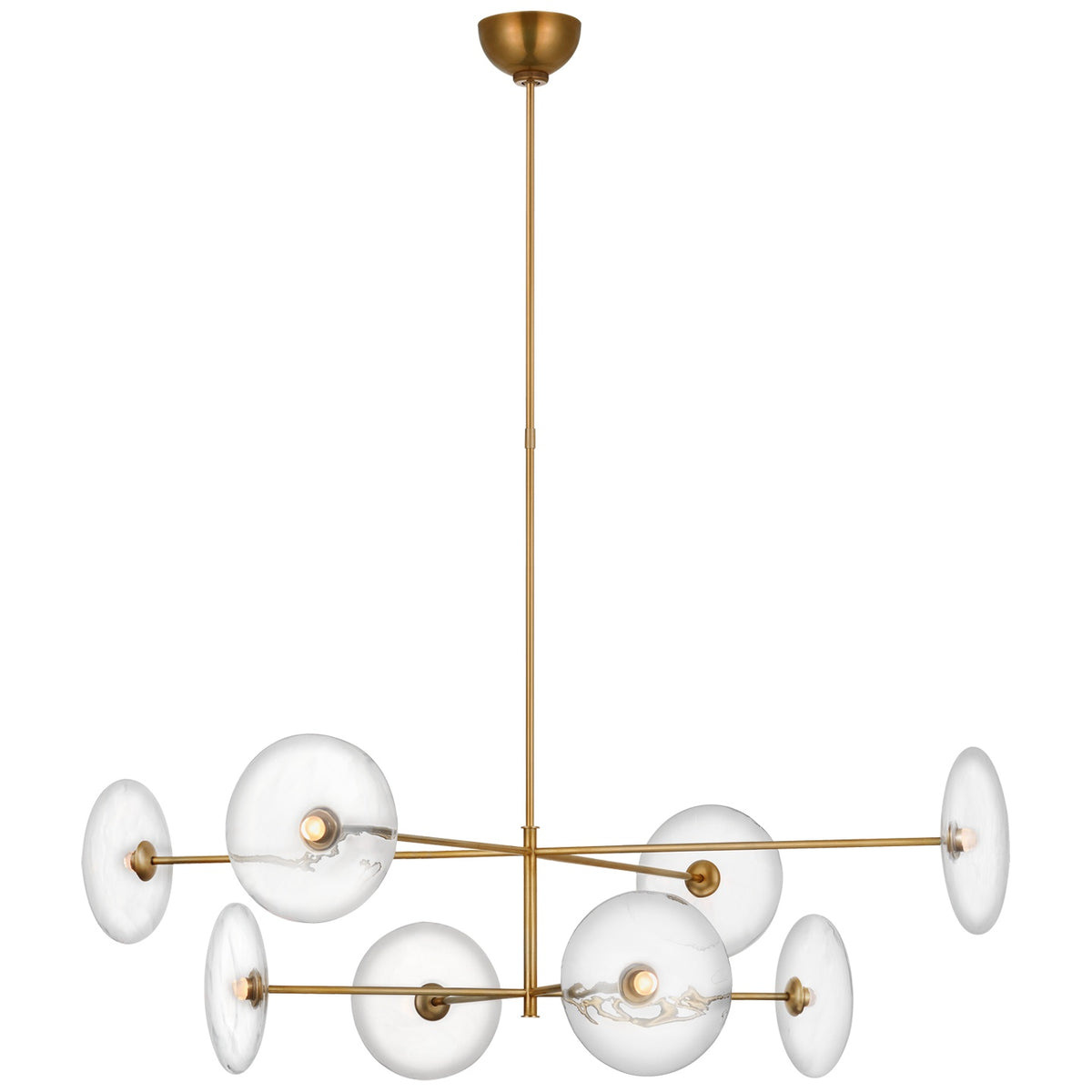 VISUAL COMFORT SIGNATURE, CALVINO RADIAL CHANDELIER, CHANDELIER LIGHT