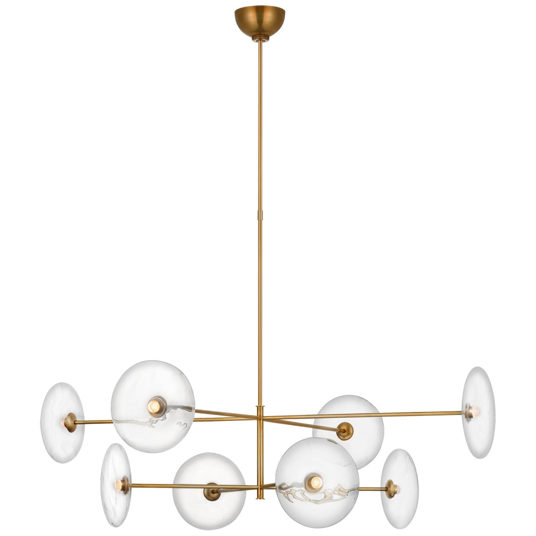 VISUAL COMFORT SIGNATURE, CALVINO RADIAL CHANDELIER, CHANDELIER LIGHT