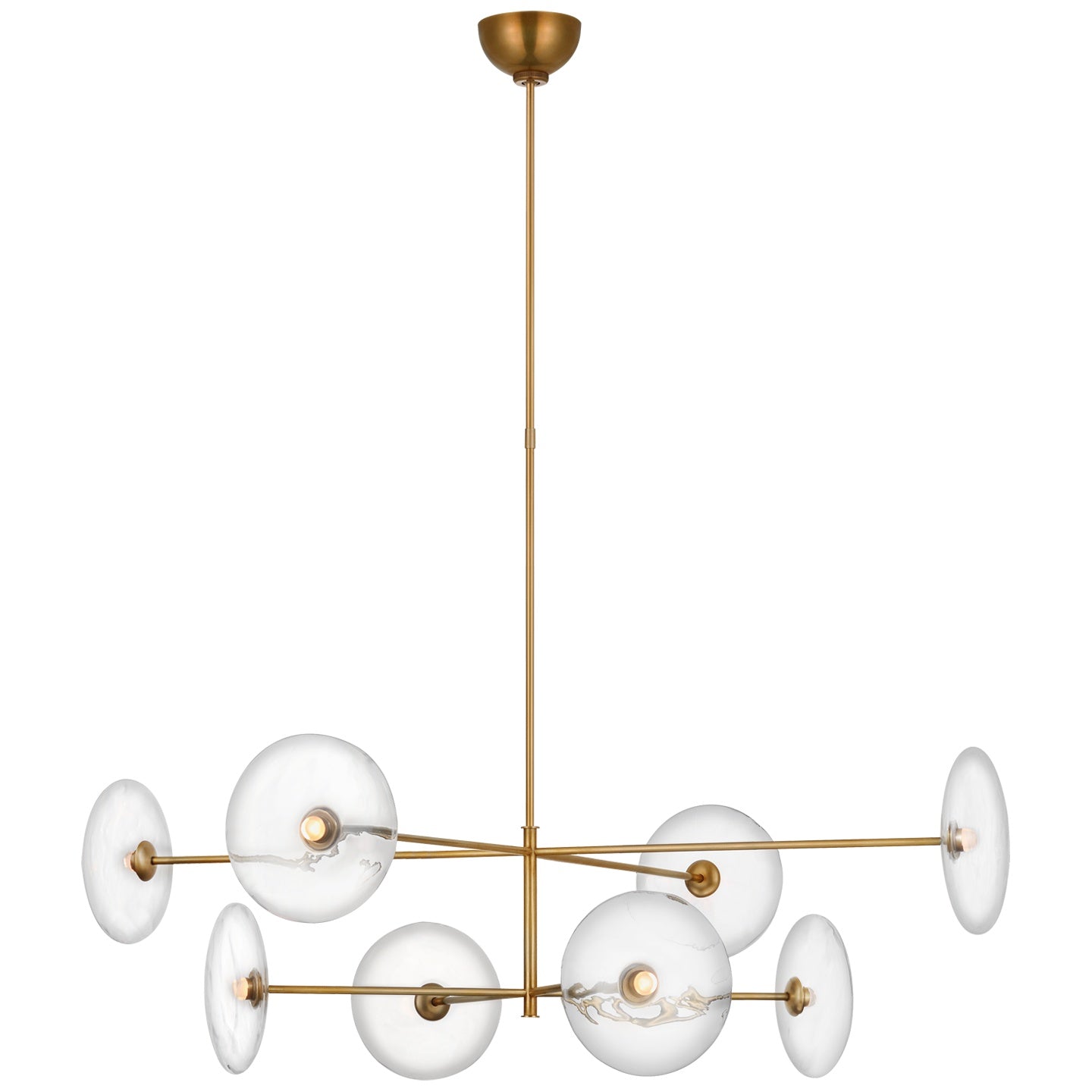 VISUAL COMFORT SIGNATURE, CALVINO RADIAL CHANDELIER, CHANDELIER LIGHT