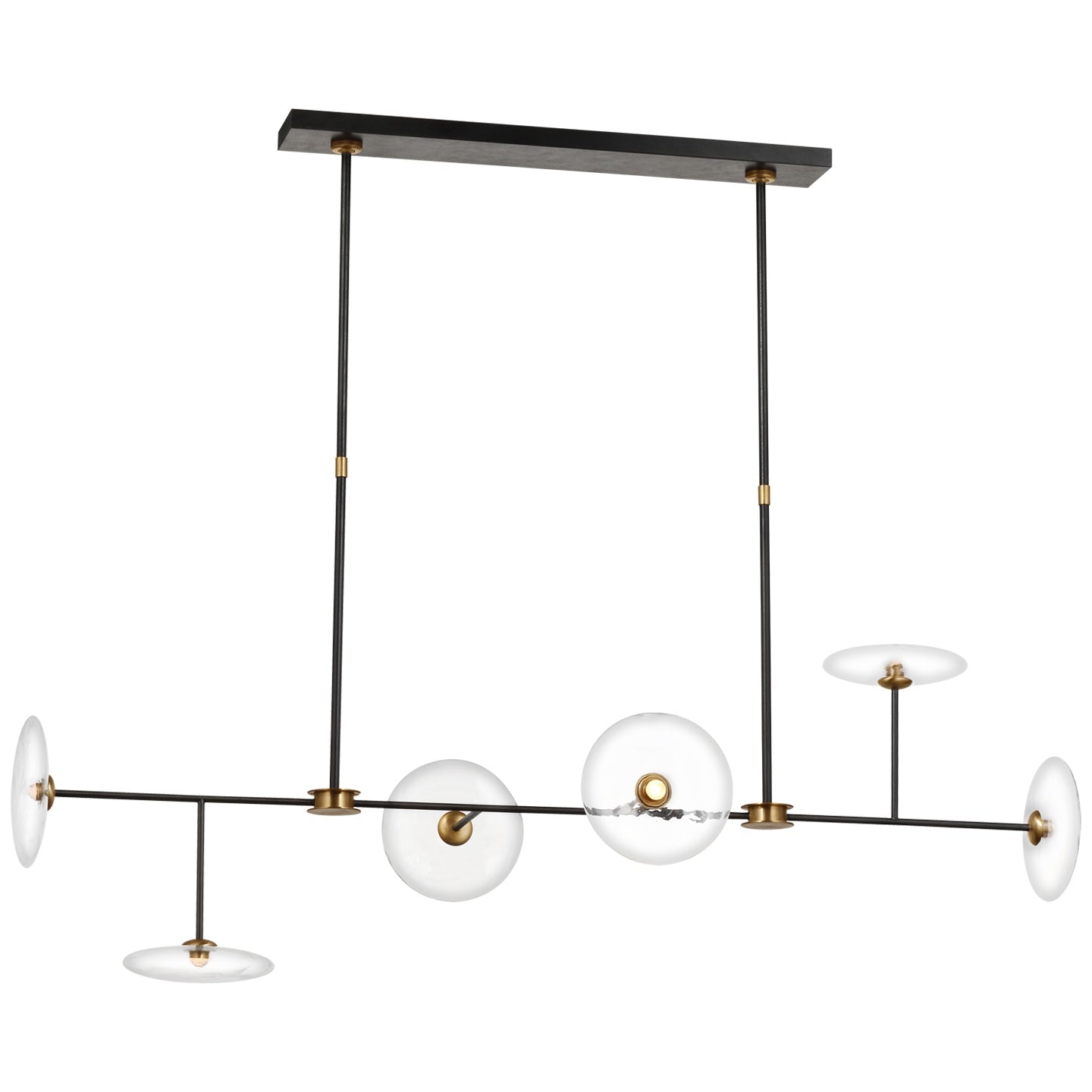 VISUAL COMFORT SIGNATURE, CALVINO LINEAR CHANDELIER, LINEAR LIGHT