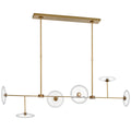 VISUAL COMFORT SIGNATURE, CALVINO LINEAR CHANDELIER, LINEAR LIGHT
