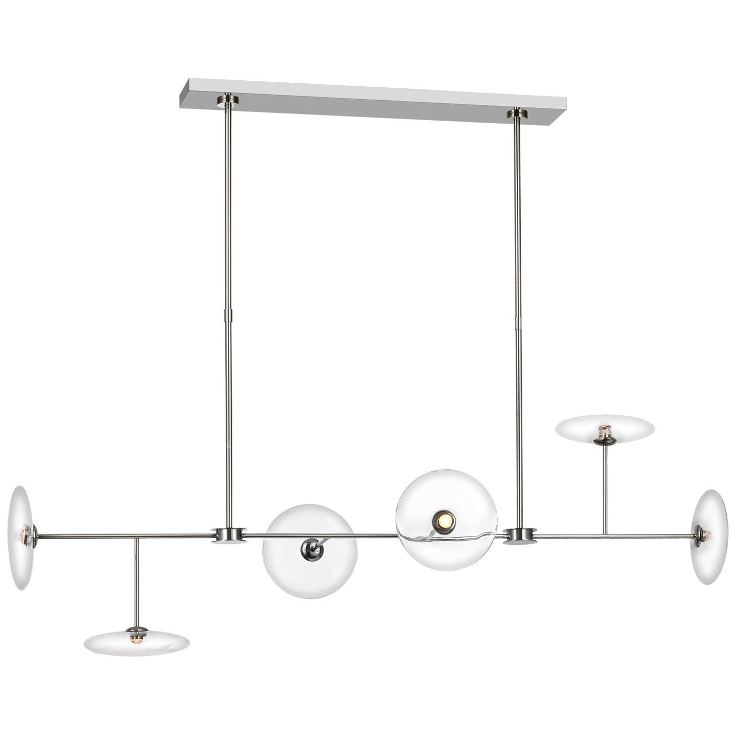 VISUAL COMFORT SIGNATURE, CALVINO LINEAR CHANDELIER, LINEAR LIGHT