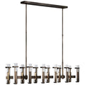 VISUAL COMFORT SIGNATURE, MALIK LINEAR CHANDELIER, LINEAR LIGHT
