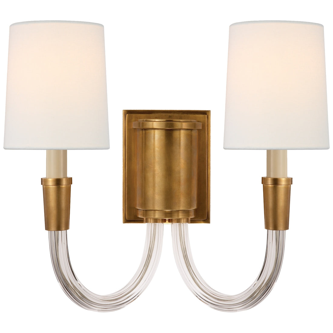 VISUAL COMFORT SIGNATURE, VIVIAN DOUBLE SCONCE, WALL SCONCES