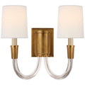 VISUAL COMFORT SIGNATURE, VIVIAN DOUBLE SCONCE, WALL SCONCES
