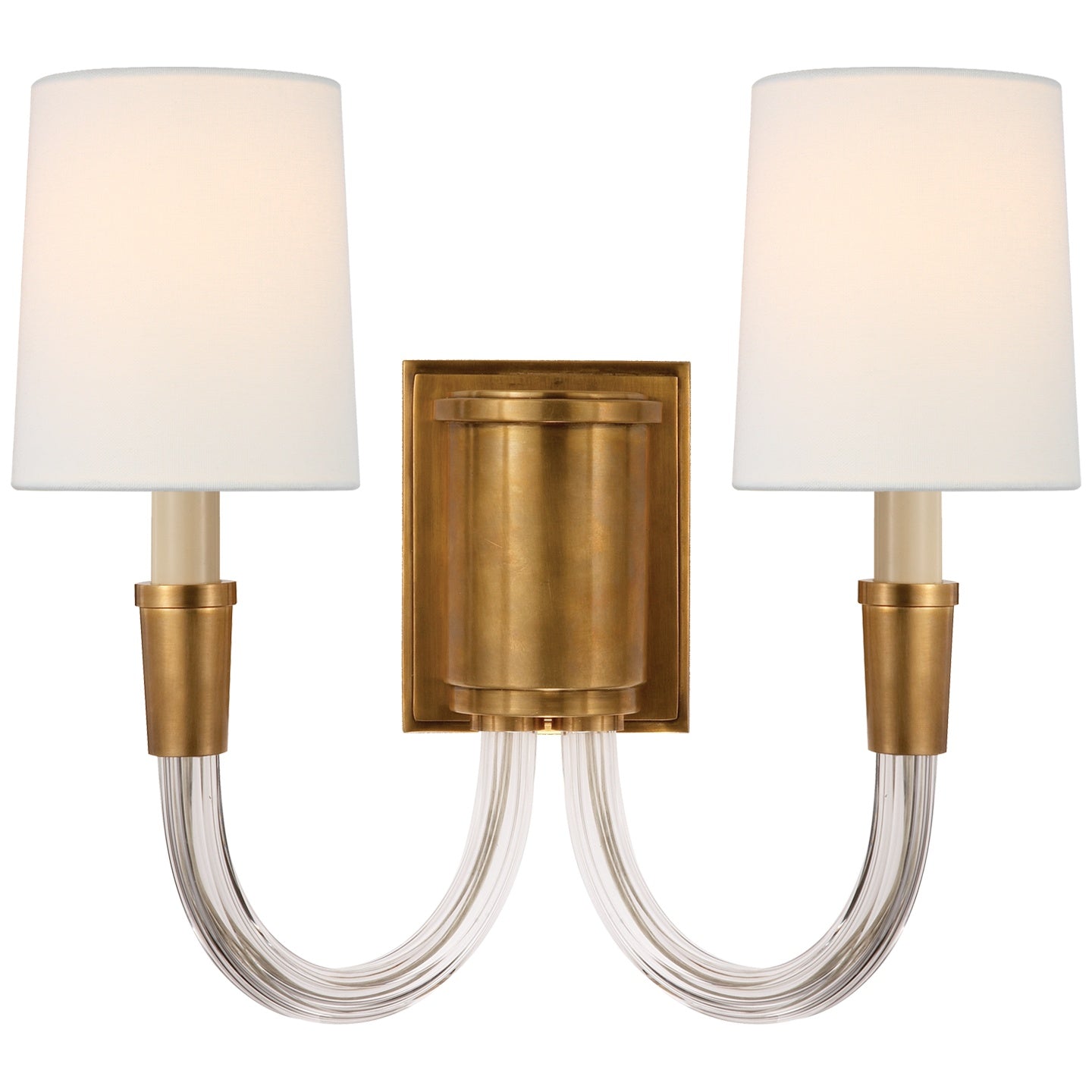 VISUAL COMFORT SIGNATURE, VIVIAN DOUBLE SCONCE, WALL SCONCES