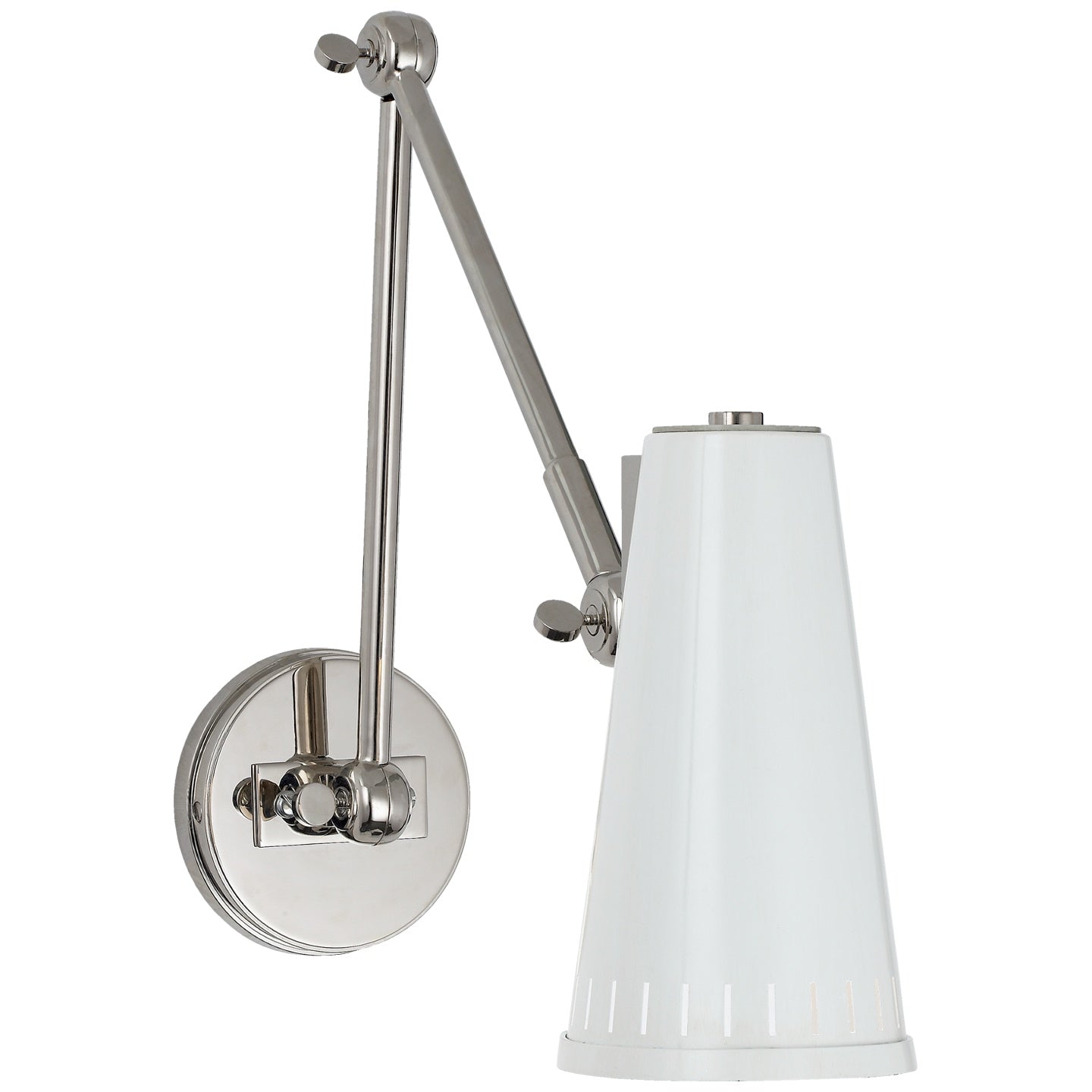 VISUAL COMFORT SIGNATURE, ANTONIO ADJUSTABLE TWO ARM WALL LAMP, WALL SCONCES