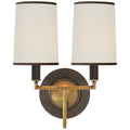 VISUAL COMFORT SIGNATURE, ELKINS DOUBLE SCONCE, WALL SCONCES