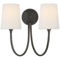 VISUAL COMFORT SIGNATURE, REED DOUBLE SCONCE, WALL SCONCES