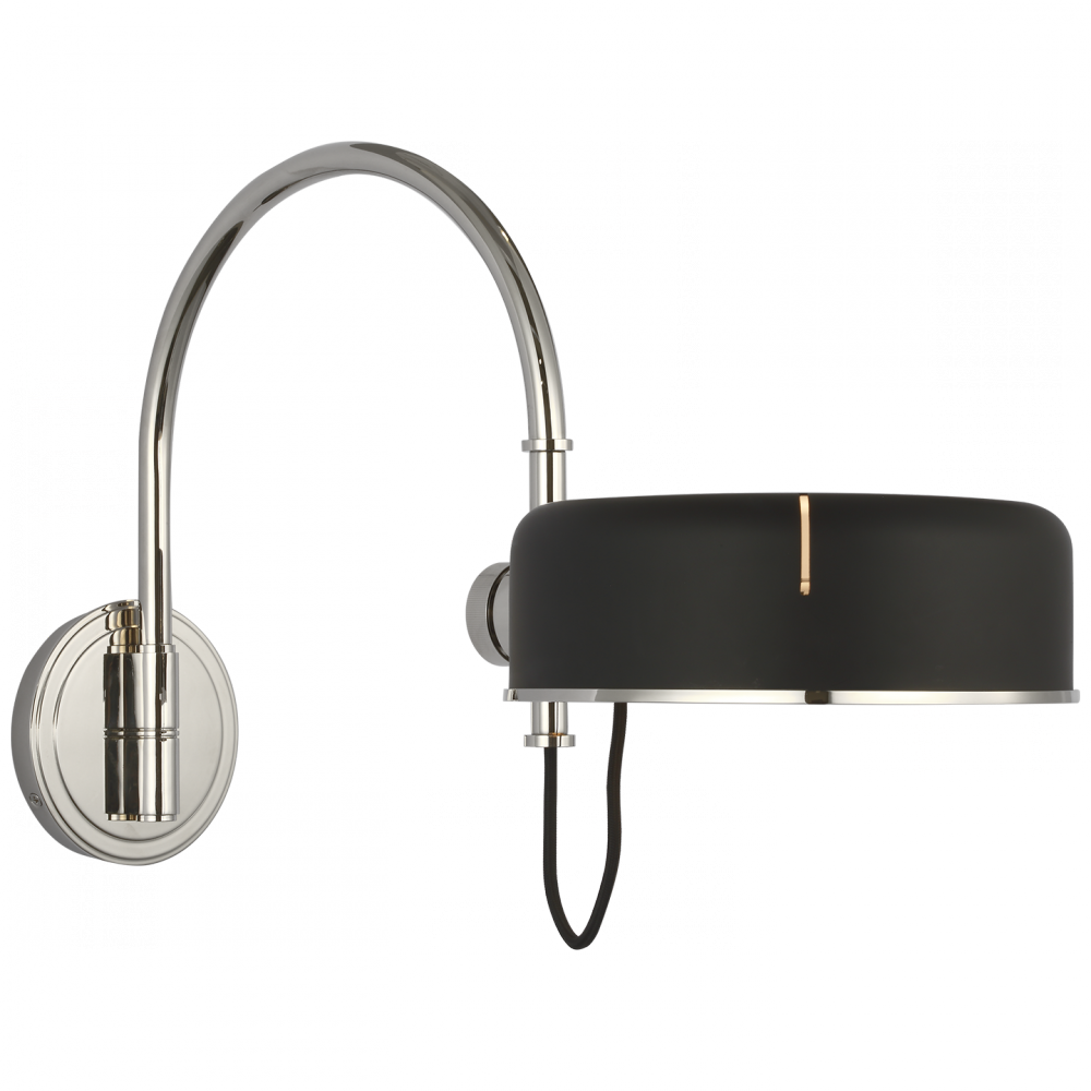 VISUAL COMFORT SIGNATURE, OSO ARTICULATING ARC WALL LIGHT, WALL SCONCES