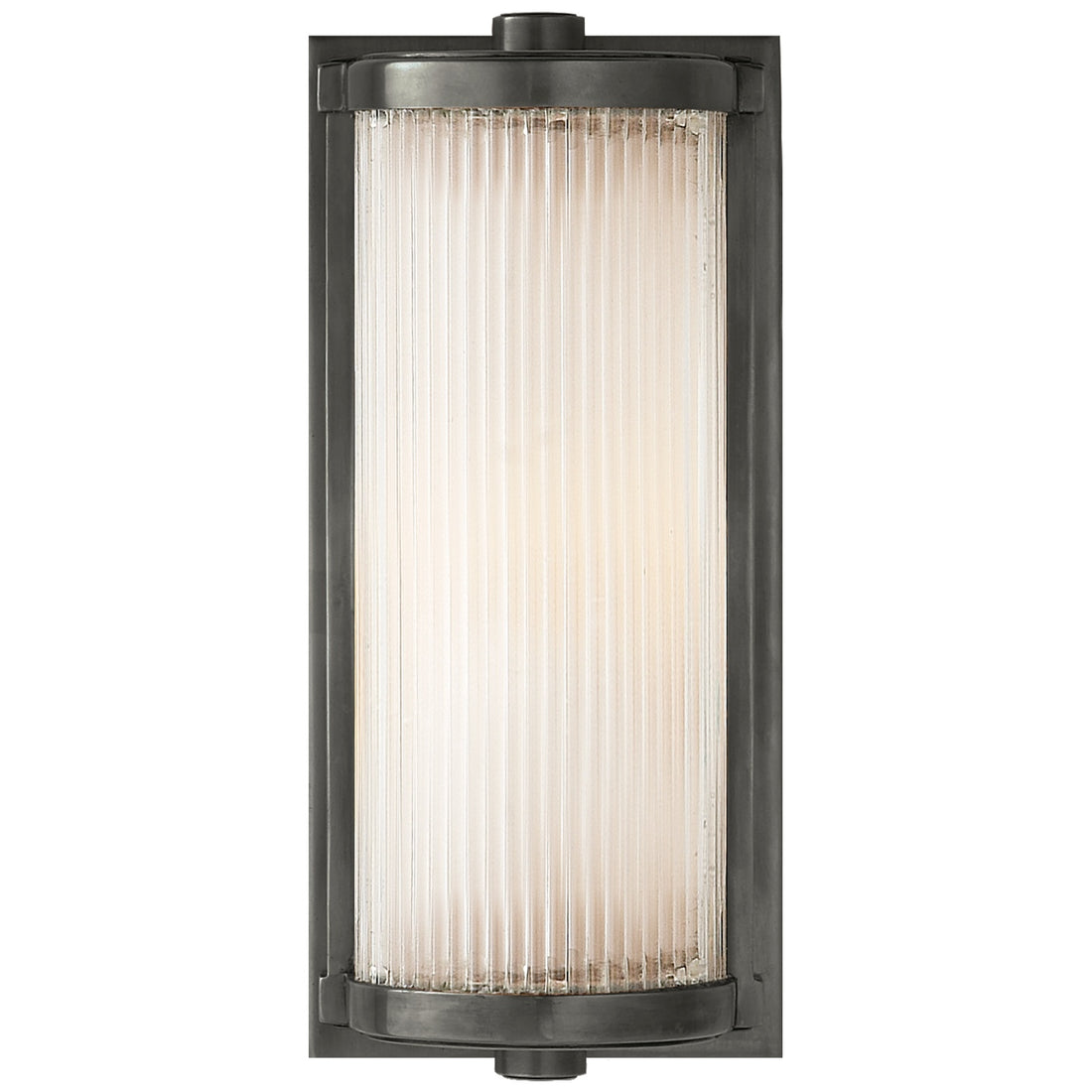 VISUAL COMFORT SIGNATURE, DRESSER SHORT GLASS ROD LIGHT, BATH VANITY LIGHT