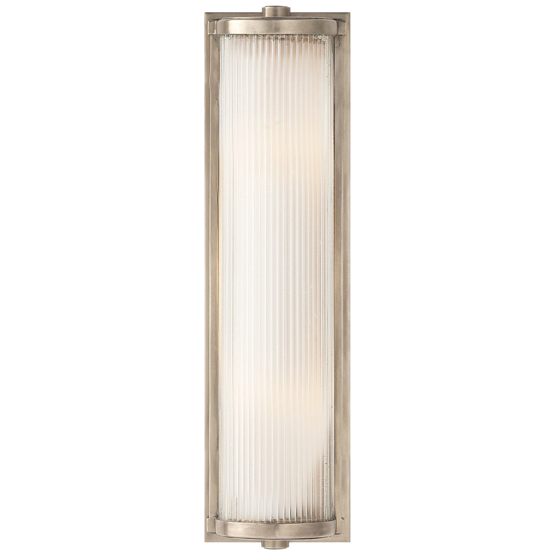 VISUAL COMFORT SIGNATURE, DRESSER LONG GLASS ROD LIGHT, BATH VANITY LIGHT