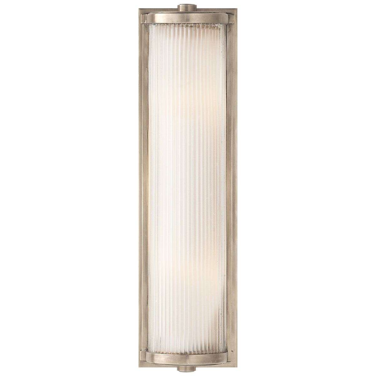 VISUAL COMFORT SIGNATURE, DRESSER LONG GLASS ROD LIGHT, BATH VANITY LIGHT