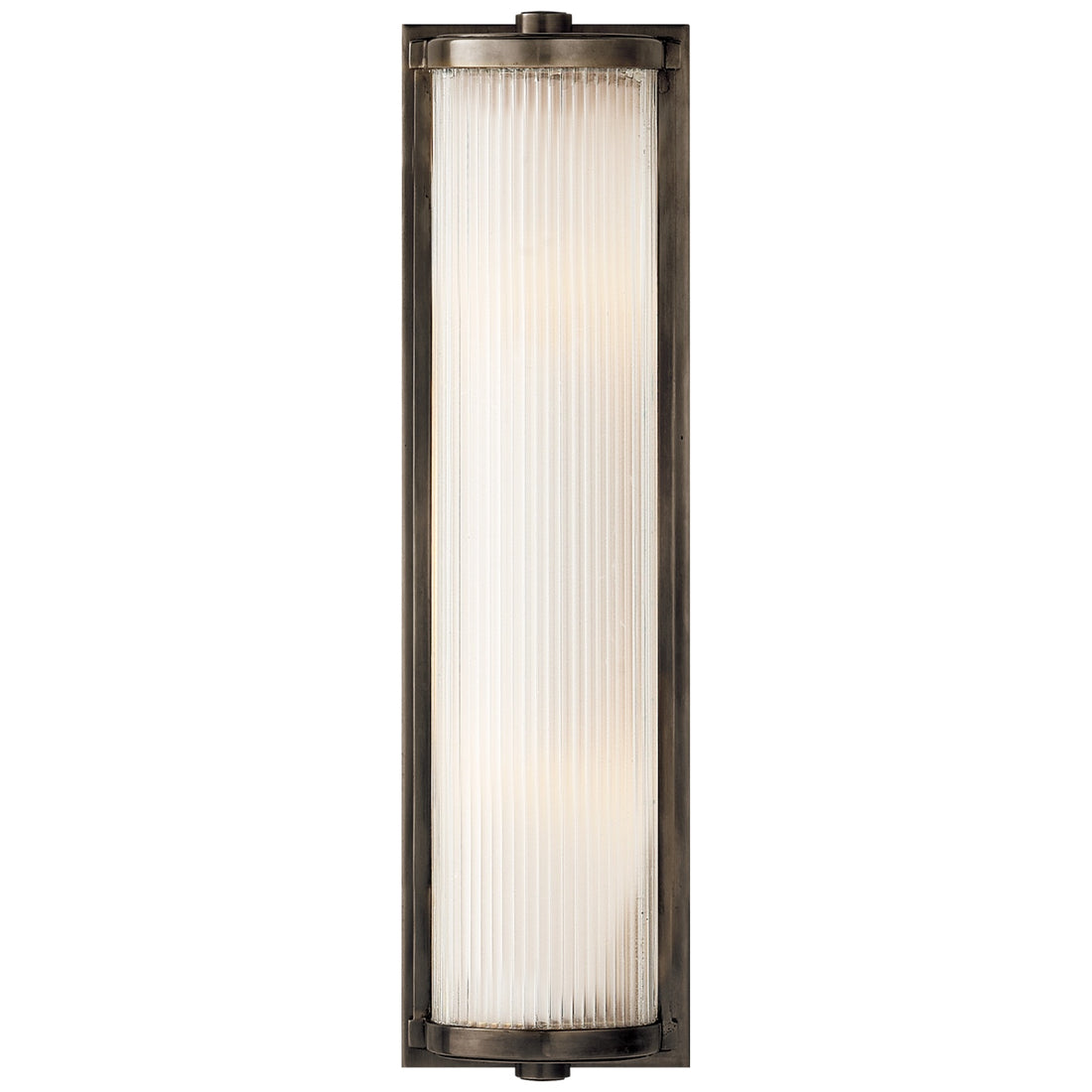 VISUAL COMFORT SIGNATURE, DRESSER LONG GLASS ROD LIGHT, BATH VANITY LIGHT