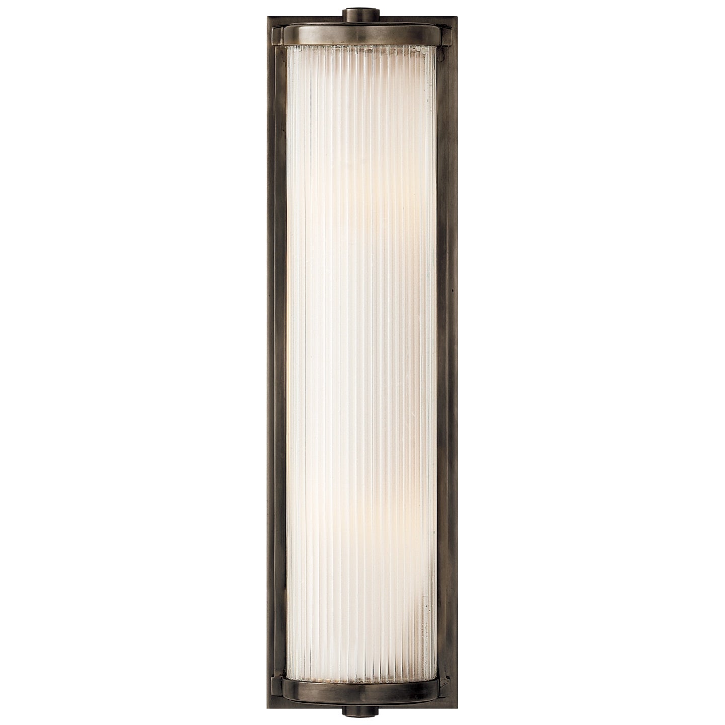 VISUAL COMFORT SIGNATURE, DRESSER LONG GLASS ROD LIGHT, BATH VANITY LIGHT